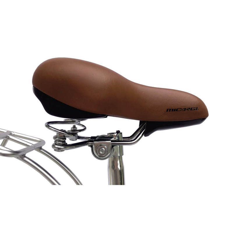 26" Micargi Women's Roasca V7 City Bike (390mm) - bicycle seat close up