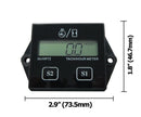 Digital Tachometer - dimmensions
