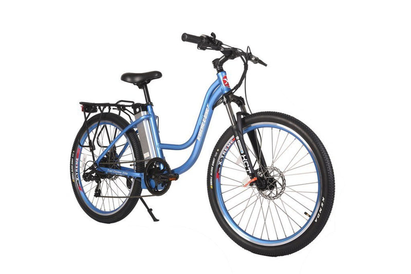 X-Treme 300W Trail Climber Mountain Baby Blue - baby blue bicycle front