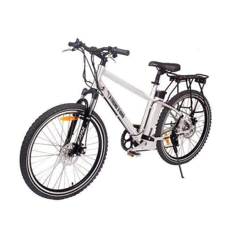 X-Treme 300W Trail Maker Mountain silver bicycle front