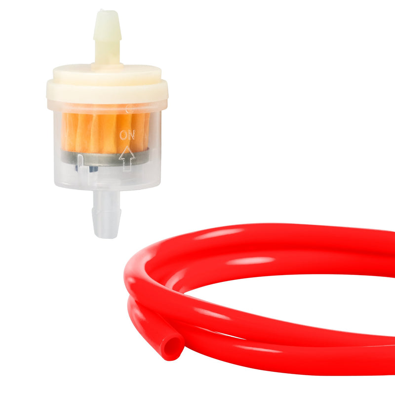 Magnetic Inline Fuel Filter w/ Fuel Line